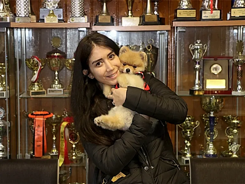 Ece Koçali, Pomeranian cinsi elit yavrusuna kavuştu