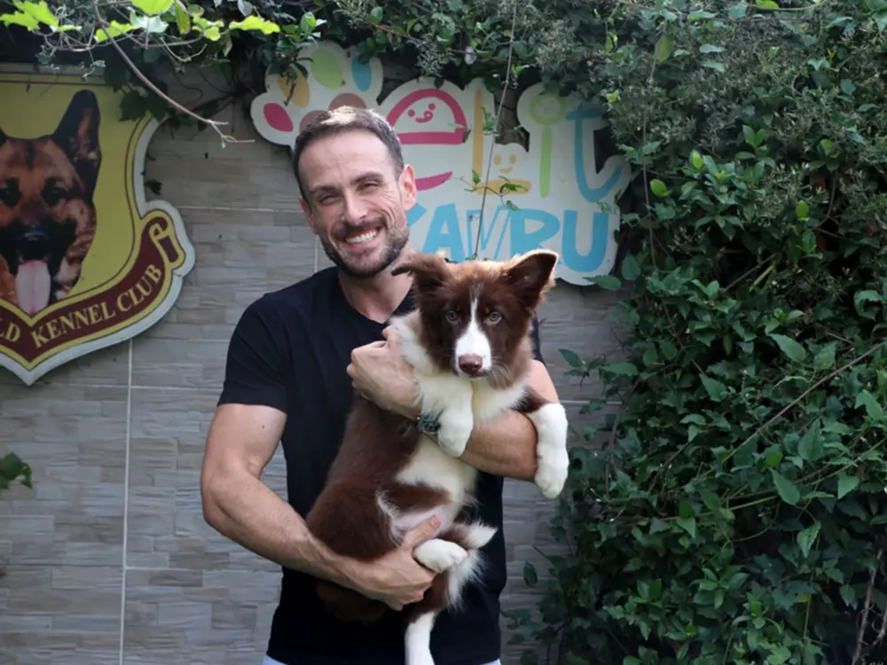 Emre Bey Border Collie kızına kavuştu