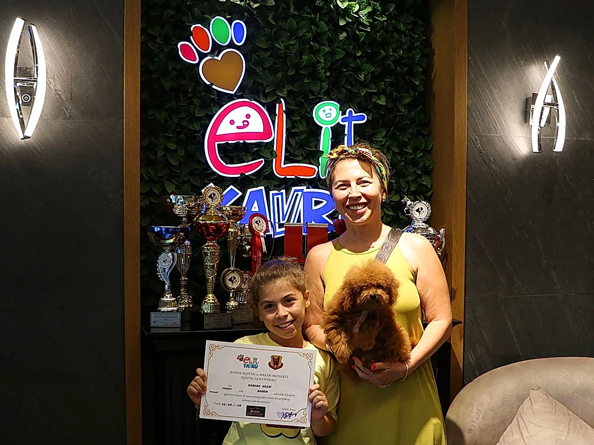 Sevgili Ferda Hanım ve ailesi Poodle yavrularına kavuştular