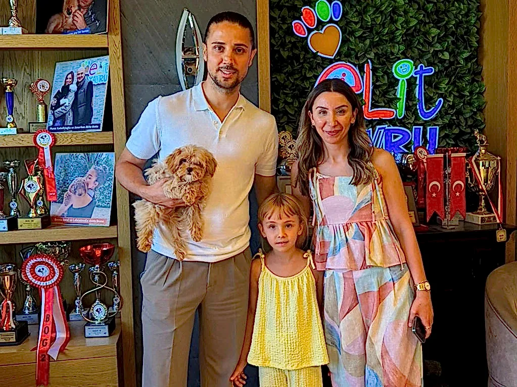 Çorum'dan Fulya Hanım ve ailesi Maltipoo yavrularına kavuştular