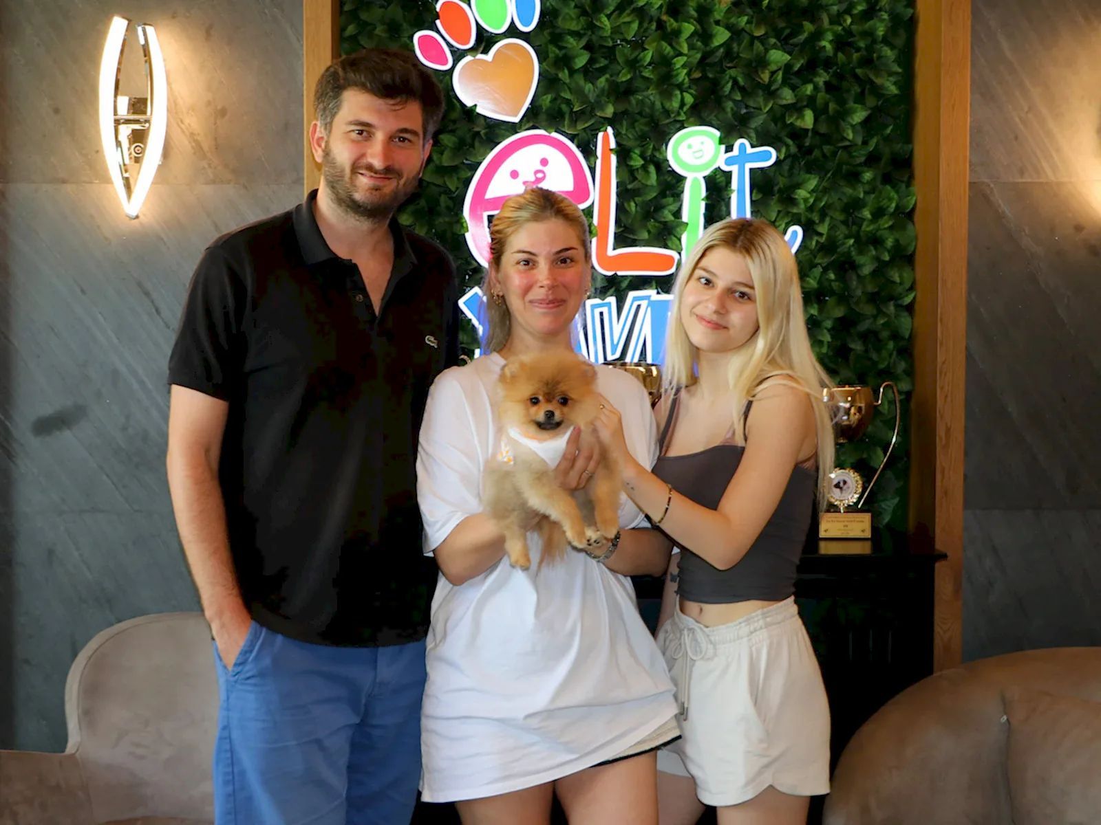 İzmir'den Erkan Ailesi Teacup Pomeranian yavrularına kavuştular
