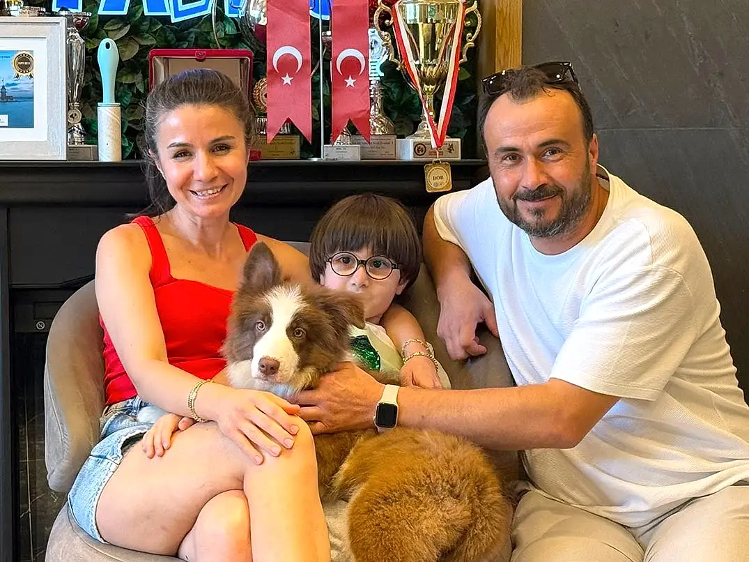 Sevgili Merve Hanım ve ailesi Border Collie yavrularına kavuştular
