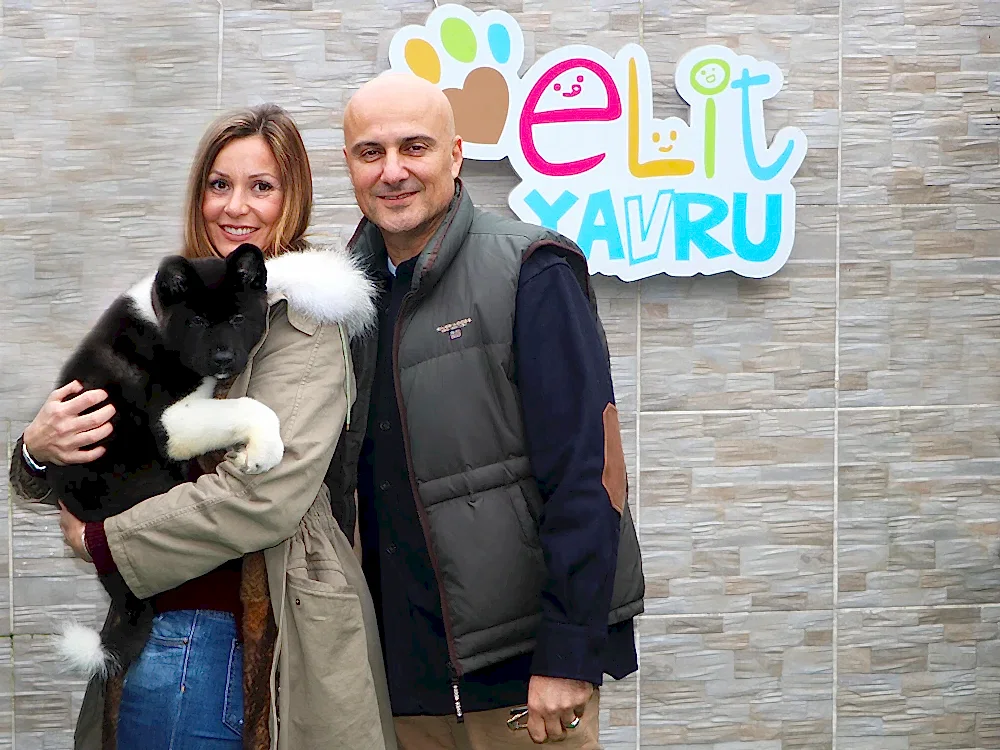 Murat Kadaifçioğlu, American Akita elit yavrusuna kavuştu