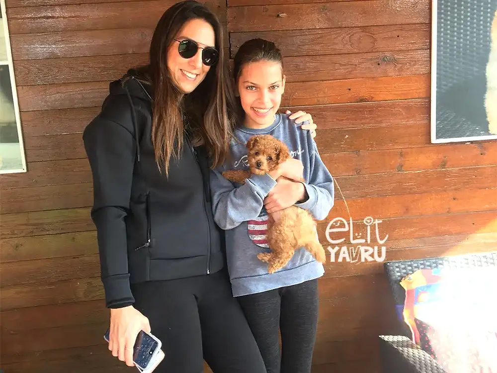 Şenkaya Ailesi, Toy Poodle Brownie ile çok mutlu :)