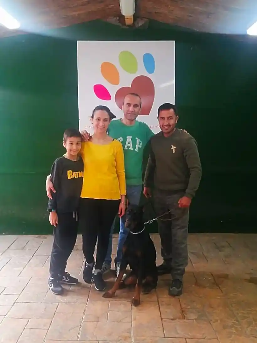 Şentürk ailesinin Doberman dostu Mila temel itaat eğitimini tamamladı